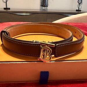 Burberry Brown Leather belt